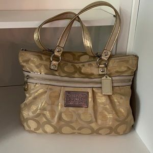 Gold Coach purse